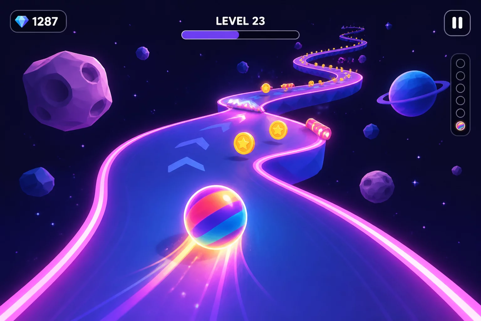 Ball Surfer 3D Wave