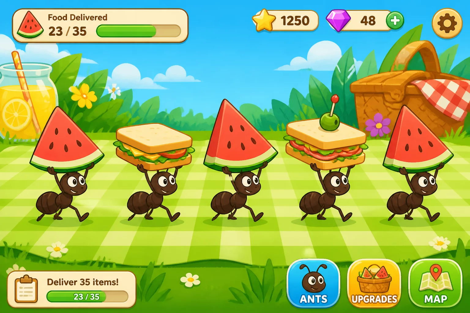 Picnic Rush Food
