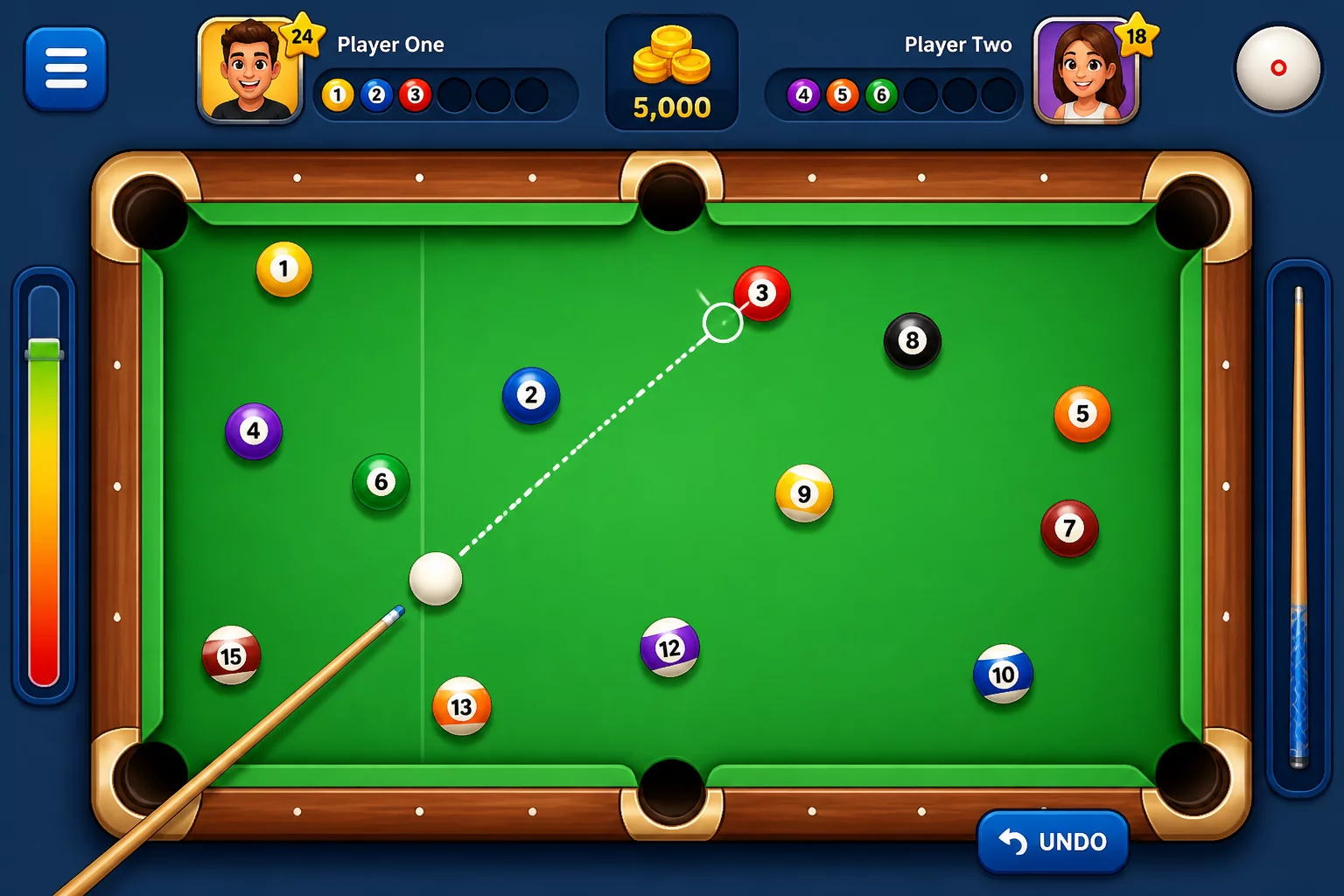 Pool 8 Ball Mania Billiards
