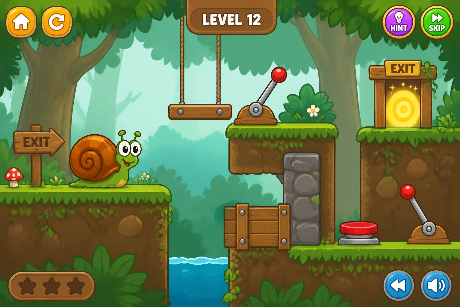Snail Bob (Mobile) Journey