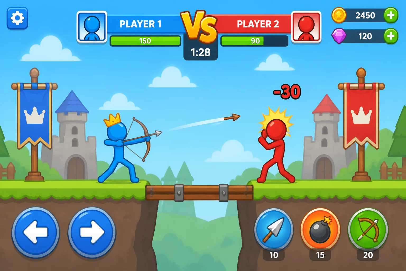 Stick Clash Online Battle